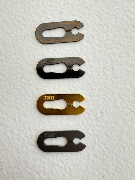 Cargue la imagen en el visor de la galería, Titanium "Jaws" 520 Master Link Clip (Gold Tiodize Available Only)