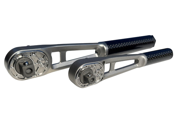 Load image into Gallery viewer, 1/4" Drive Titanium and Carbon Fiber Ratchet