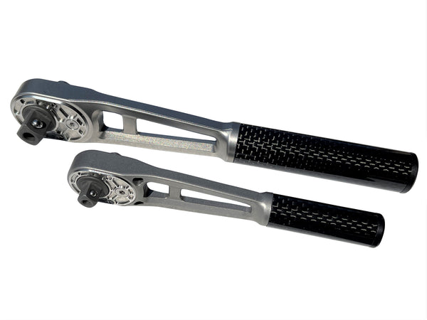 Load image into Gallery viewer, 1/4" Drive Titanium and Carbon Fiber Ratchet