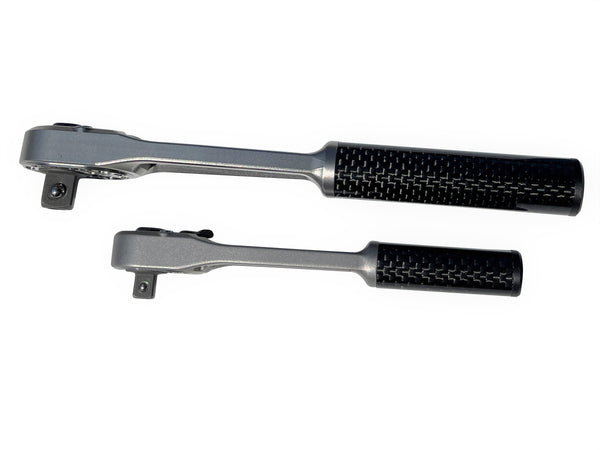 Load image into Gallery viewer, 1/4" Drive Titanium and Carbon Fiber Ratchet
