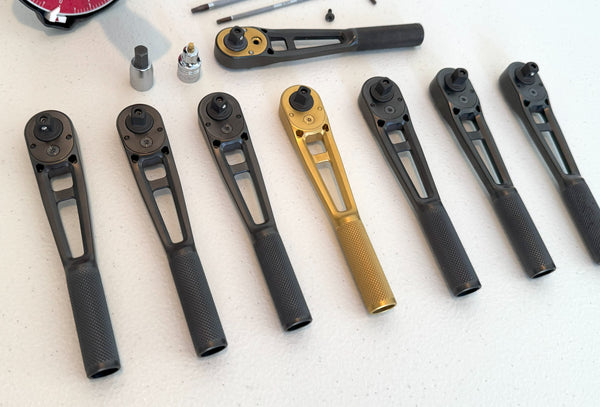 Load image into Gallery viewer, 1/4" Drive Titanium Ratchet (PREORDER)