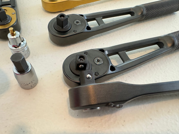 Load image into Gallery viewer, 1/4" Drive Titanium Ratchet (PREORDER)