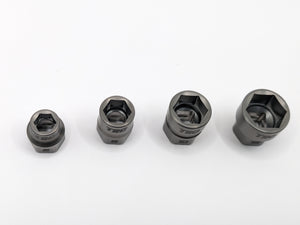 (4 pc) 1/4" Drive Titanium Socket Set 6-Pt (PREORDER)