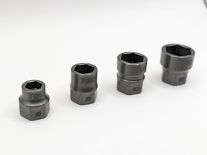 (4 pc) 1/4" Drive Titanium Socket Set 6-Pt (PREORDER)