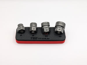 (4 pc) 1/4" Drive Titanium Socket Set 6-Pt (PREORDER)