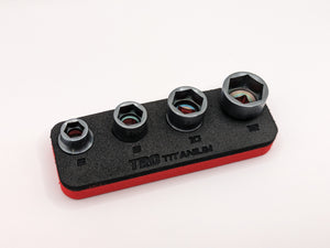 (4 pc) 1/4" Drive Titanium Socket Set 6-Pt (PREORDER)