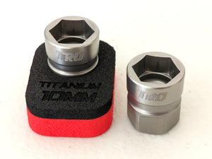 Titanium 10 mm Socket 1/4" Drive 6-Pt (RACER SPECIAL BLEMISHED IN STOCK)