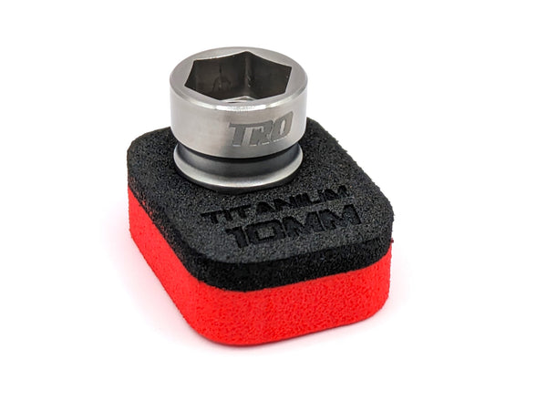 Load image into Gallery viewer, Titanium 10 mm Socket 1/4" Drive 6-Pt (RACER SPECIAL BLEMISHED IN STOCK)