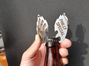 Philadelphia Eagles Stainless/Titanium Bottle Opener PHILLY SPECIAL SB LII CHAMPS!
