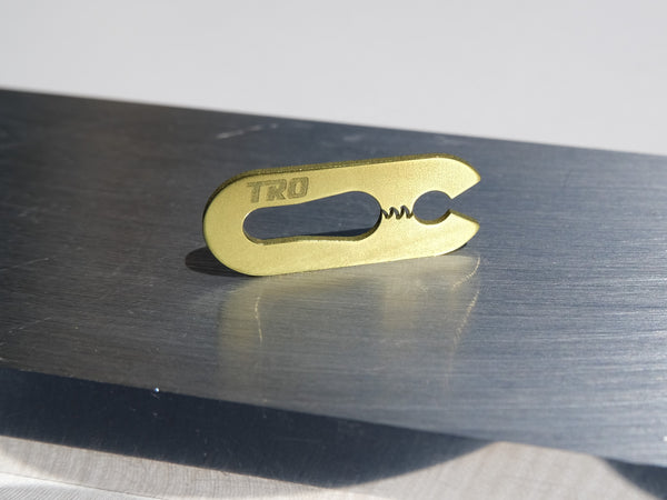 Load image into Gallery viewer, Titanium "Jaws" 520 Master Link Clip (Gold Tiodize Available Only)