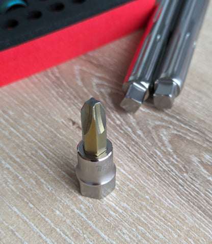 1/4" Drive Superalloy Hex Bit (1/4") Holder Socket