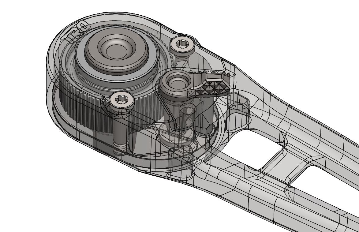 1/4" Drive Titanium Ratchet (PREORDER)