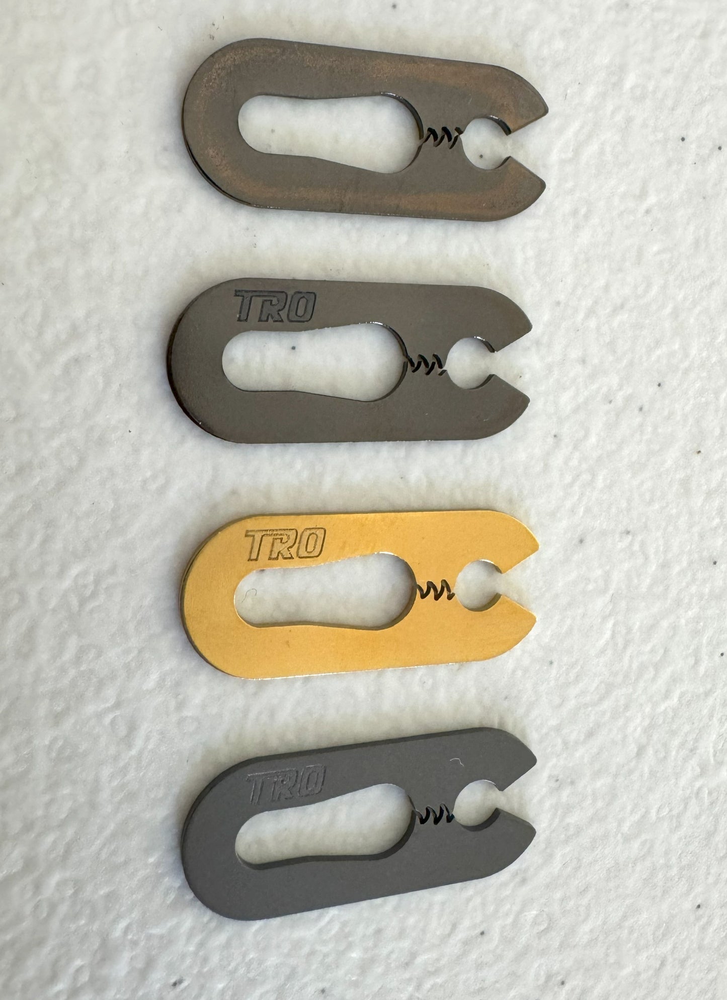 Titanium "Jaws" 520 Master Link Clip (Gold Tiodize Available Only)