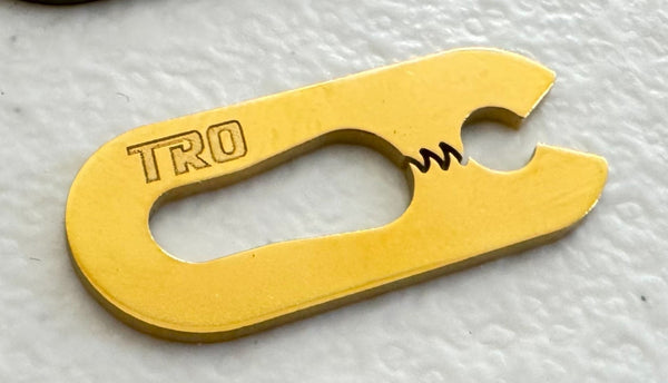 Load image into Gallery viewer, Titanium &quot;Jaws&quot; 520 Master Link Clip (Gold Tiodize Available Only)
