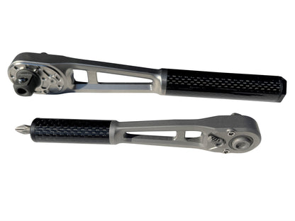 1/4" Drive Titanium and Carbon Fiber Ratchet