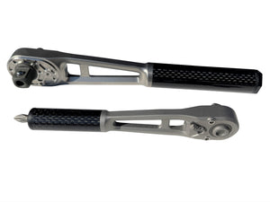 1/4" drive NON-MAGNETIC MRI Technician Titanium and Carbon Fiber Ratchet