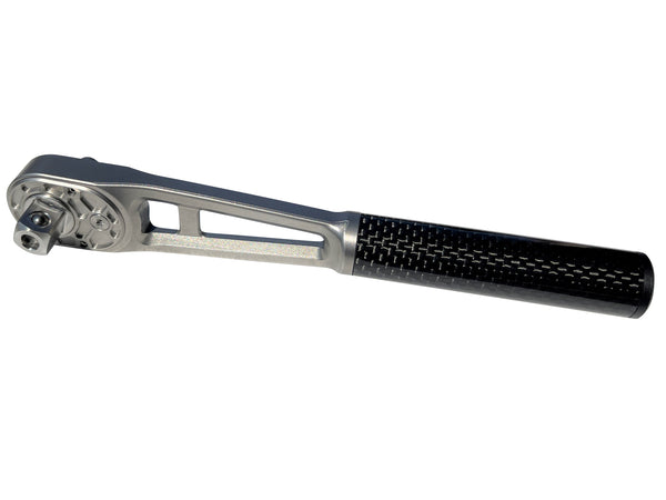 Load image into Gallery viewer, 1/4&quot; Drive Titanium and Carbon Fiber Ratchet
