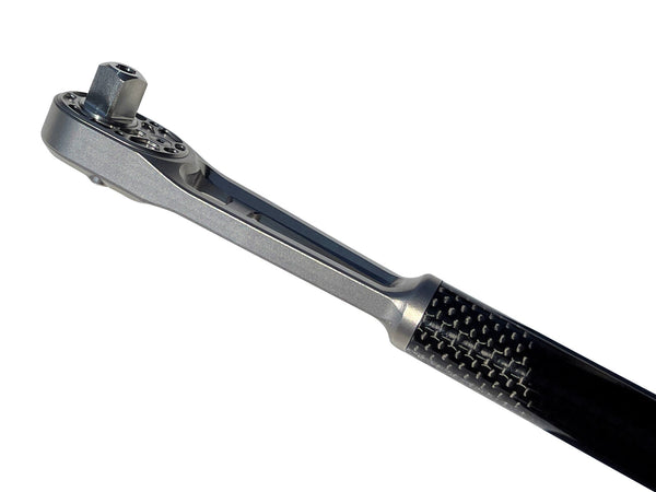 Load image into Gallery viewer, 3/8&quot; drive Titanium and Carbon Fiber Ratchet
