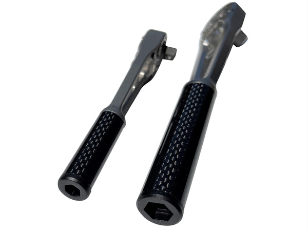 Load image into Gallery viewer, 3/8&quot; drive Titanium and Carbon Fiber Ratchet
