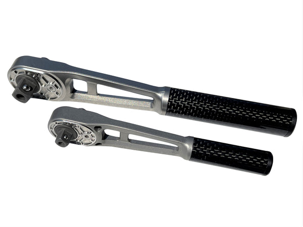 Load image into Gallery viewer, 3/8&quot; drive Titanium and Carbon Fiber Ratchet
