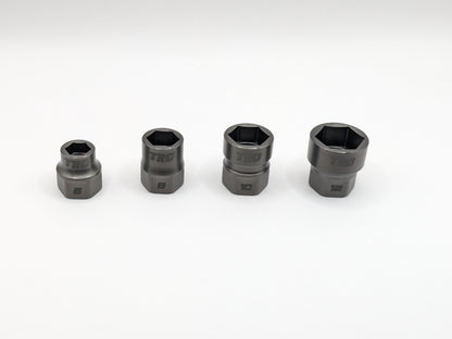 (4 pc) 1/4" Drive Titanium Socket Set 6-Pt (PREORDER)