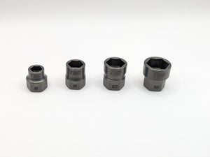 (4 pc) 1/4" Drive Titanium Socket Set 6-Pt (PREORDER)