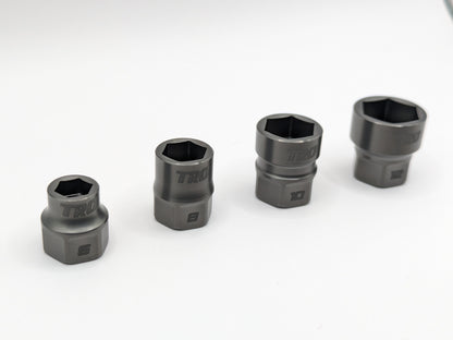 (4 pc) 1/4" Drive Titanium Socket Set 6-Pt (PREORDER)