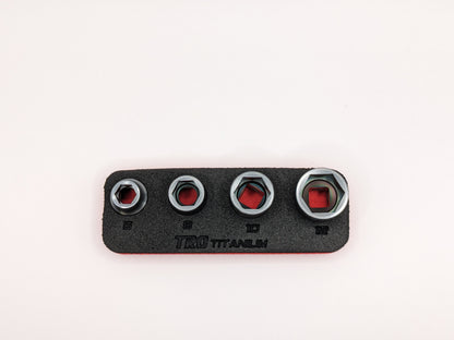 (4 pc) 1/4" Drive Titanium Socket Set 6-Pt (PREORDER)