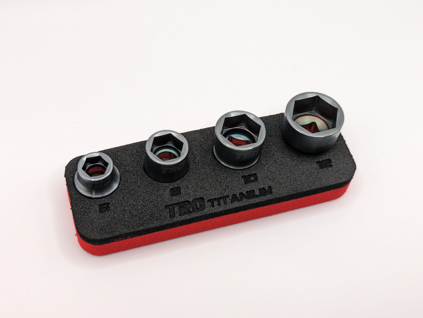 (4 pc) 1/4" Drive Titanium Socket Set 6-Pt (PREORDER)