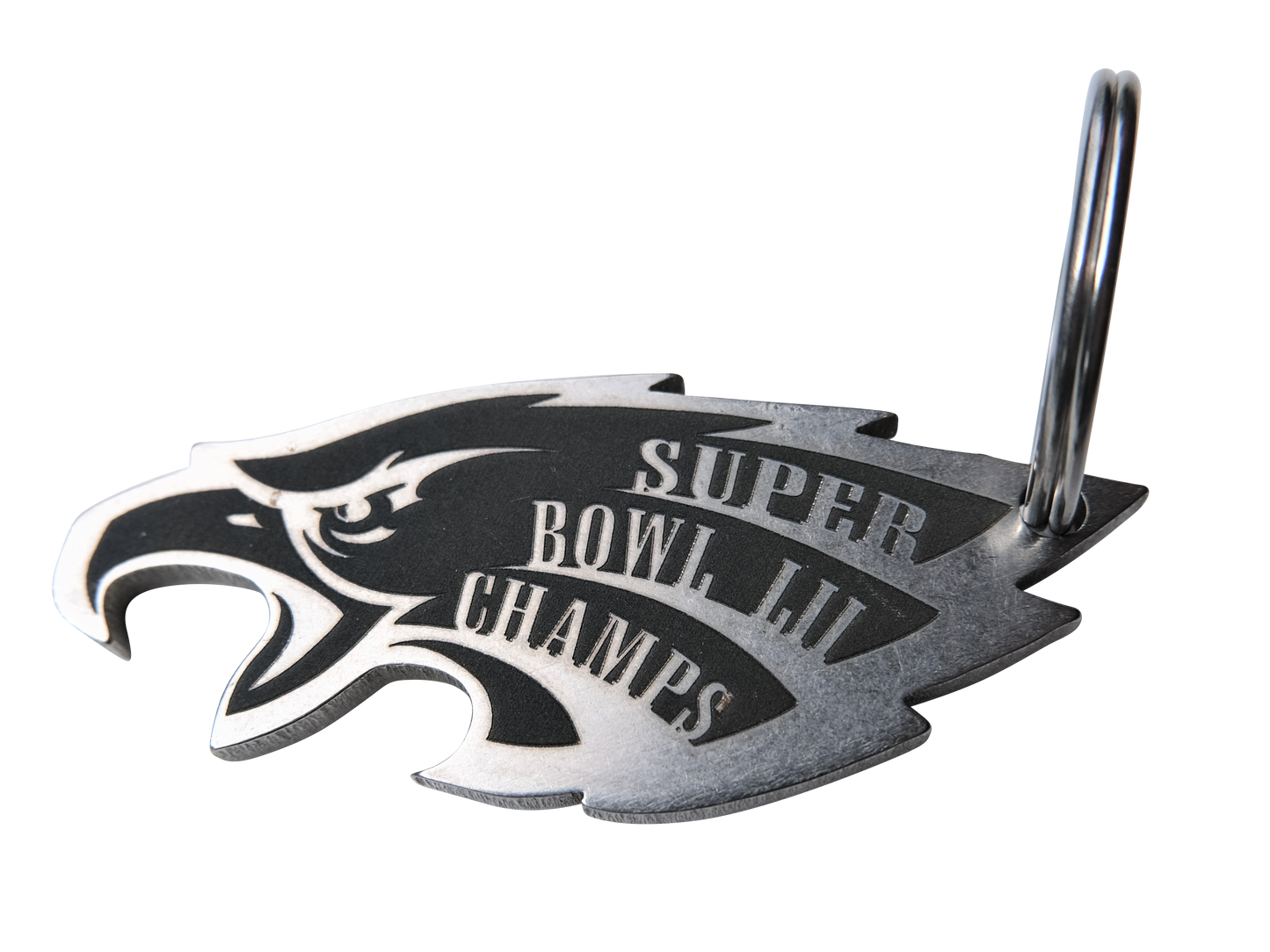 Philadelphia Eagles Stainless/Titanium Bottle Opener PHILLY SPECIAL SB LII CHAMPS!